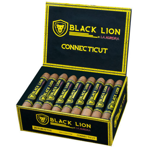 Сигары Black Lion Connecticut Robusto/25 (шт.) Сигары Black Lion Connecticut Robusto/25 (шт.)